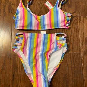 Rainbow Bikini Set
